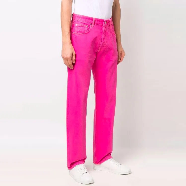 Jacquemus Jeans Men Pink-3