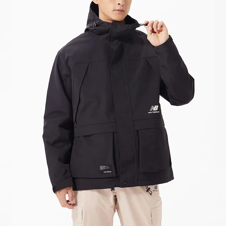New Balance Jackets Men Black-2