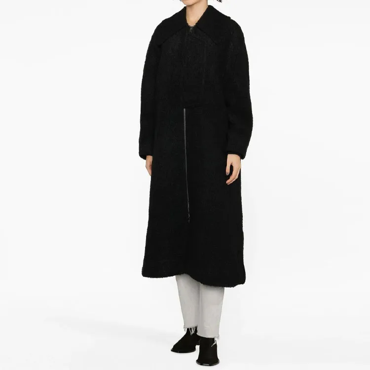 GANNI Zip Fastened Oversized Coat-3