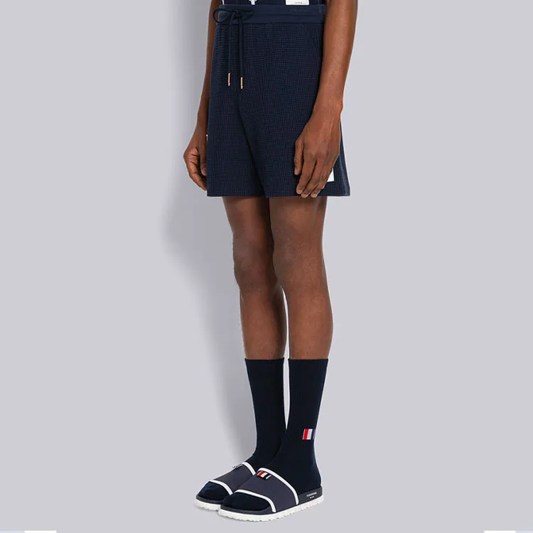 THOM BROWNE Logo patch Track Shorts-3