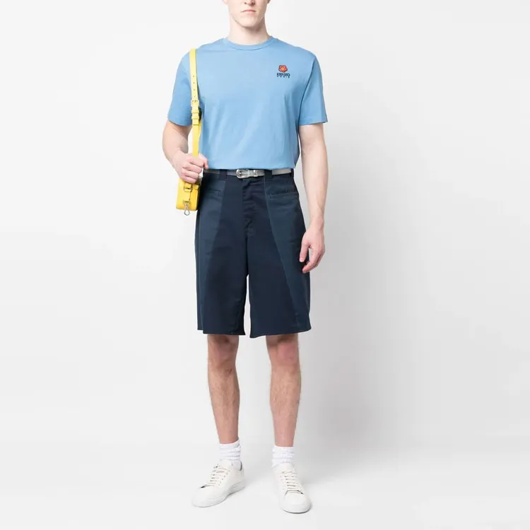 KENZO Boke Flower Series T Shirts Men Cyan-1
