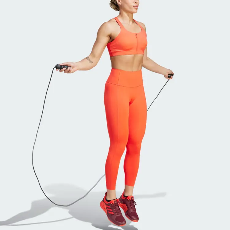 Adidas Free Shipping With AdiClub Tlrd Impact Luxe High Support Zip Bra-3
