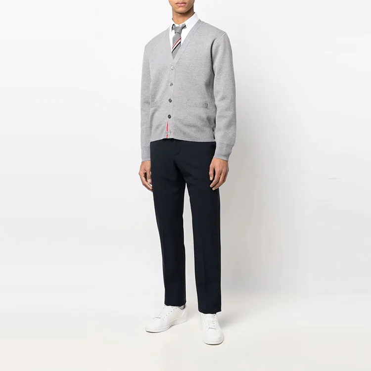 THOM BROWNE· SS22 Knitwear Men's Gray-1