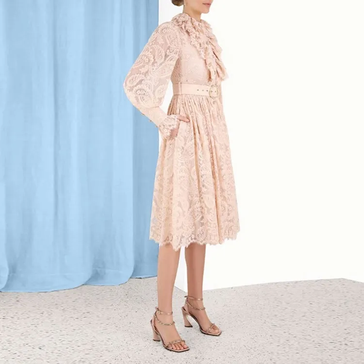 Zimmermann Long-Sleeved Dresses Women's Pink-3