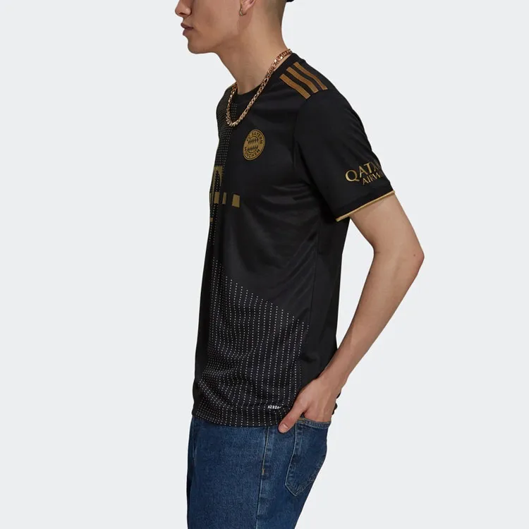 Adidas Set-in Sleeve T-Shirt Men's Black Fan Edition-5