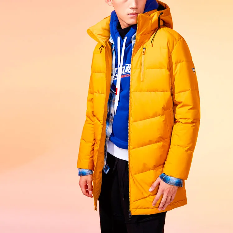 Anta Basketball Collection Down Jacket Winter Men's Yellow-4