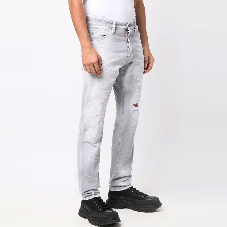 DSQUARED 2 Mid rise Distressed Jeans-3