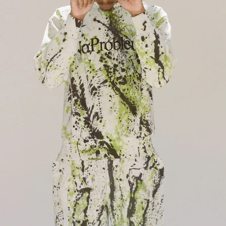 Aries No Problemo Paint print Sweatshirt-5