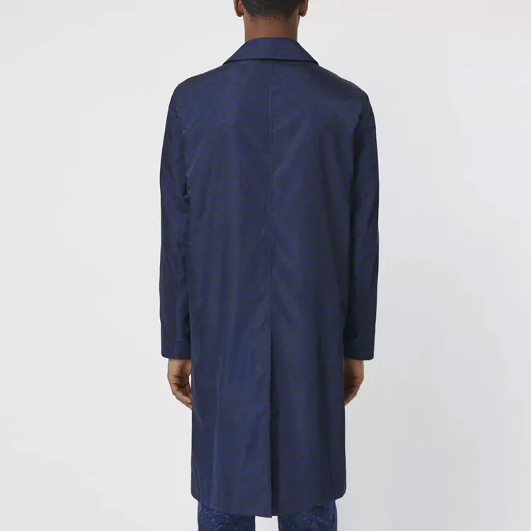 Burberry Coats Men's Deep Royal Blue-2