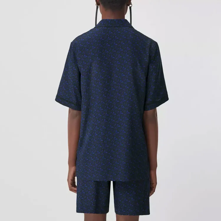 Burberry Shirts Women's Dark Royal Blue-2
