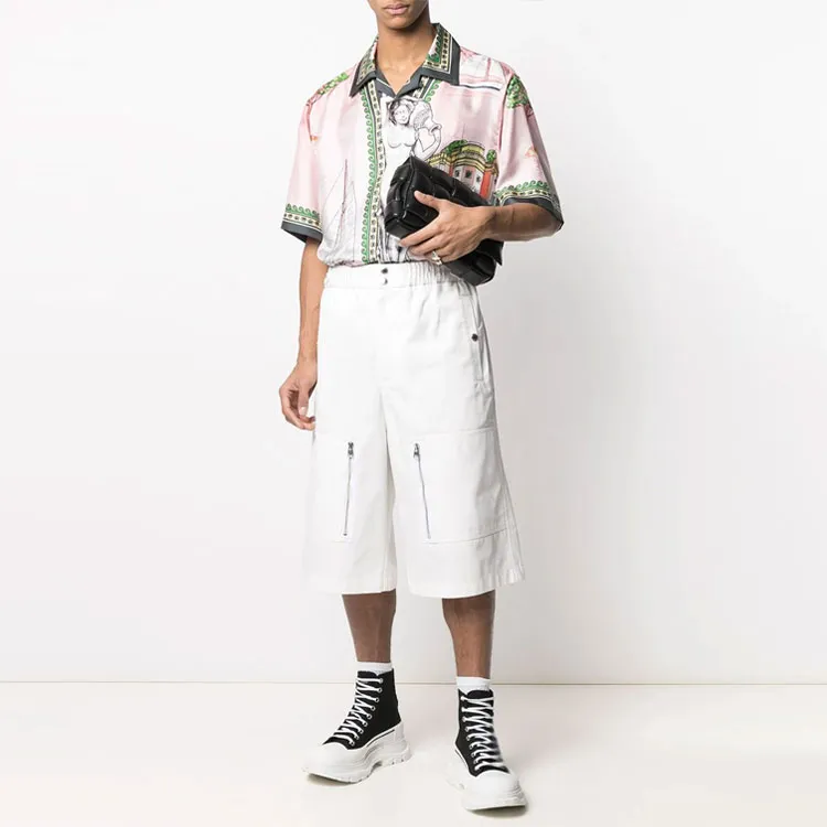Alexander McQueen Japanese Gabardine Shorts-1