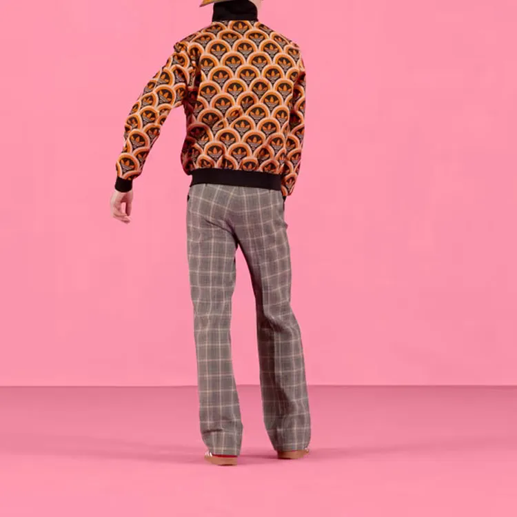 GUCCI X Adidas Trefoil Print Jacket-1