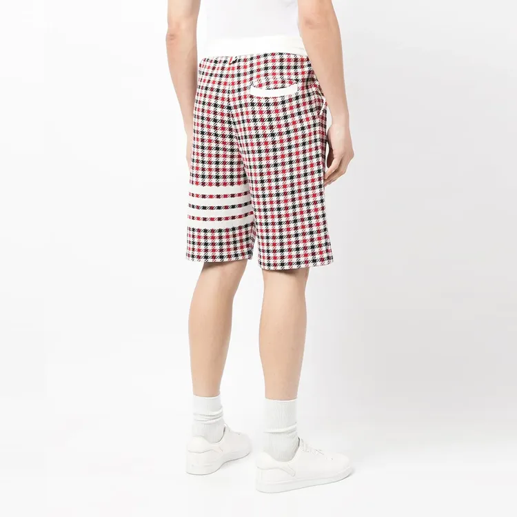 THOM BROWNE 4 Bar Stripe Checked Shorts-2