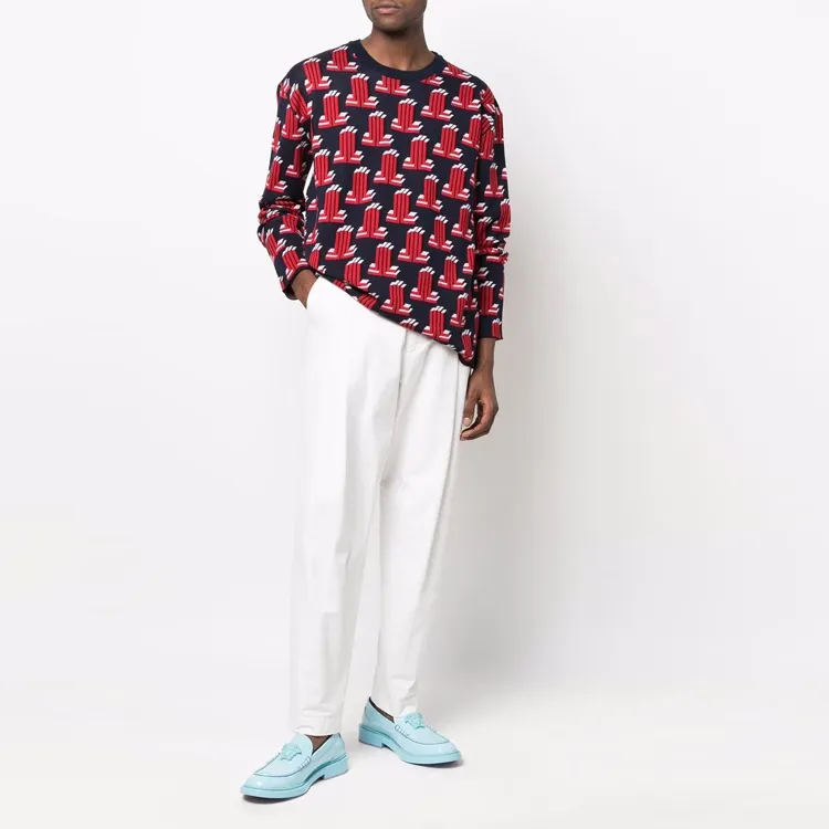 Lanvin Sweaters Men Blue-2