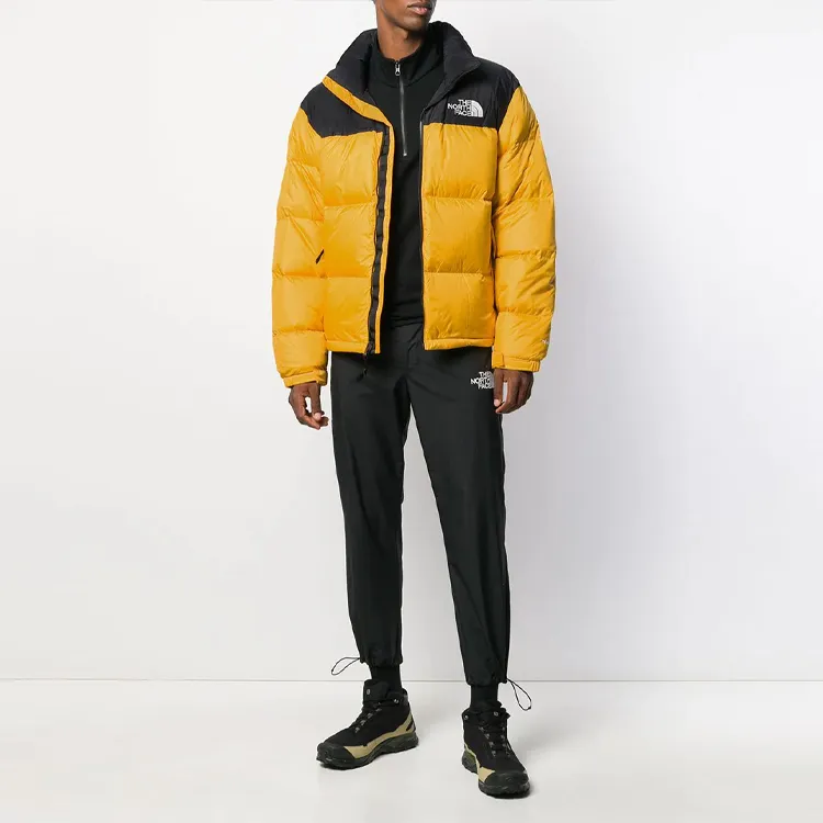 THE NORTH FACE 1996 Collection Men's Retro Nuptse Jacket Down Jacket European Version Winter Unisex Yellow-3