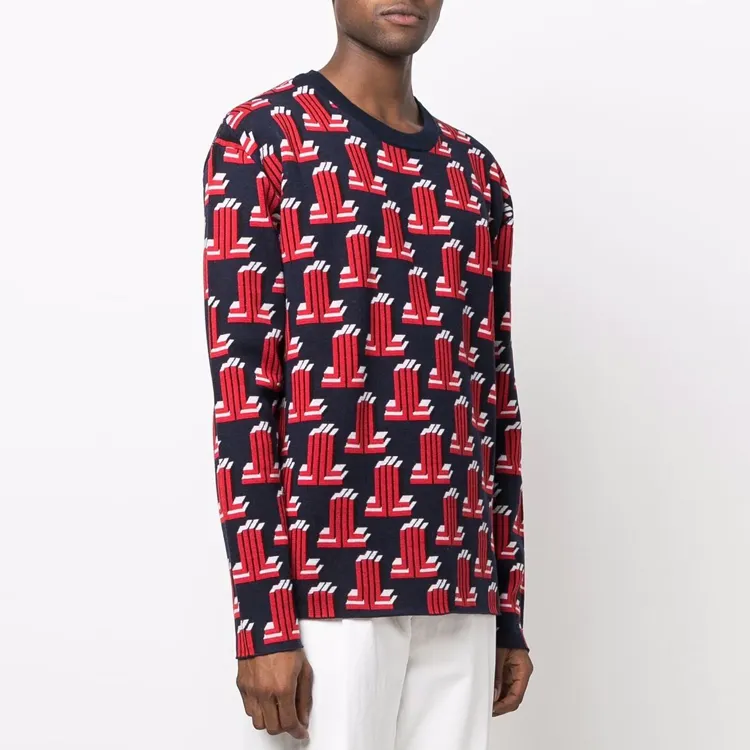Lanvin Sweaters Men Blue-4