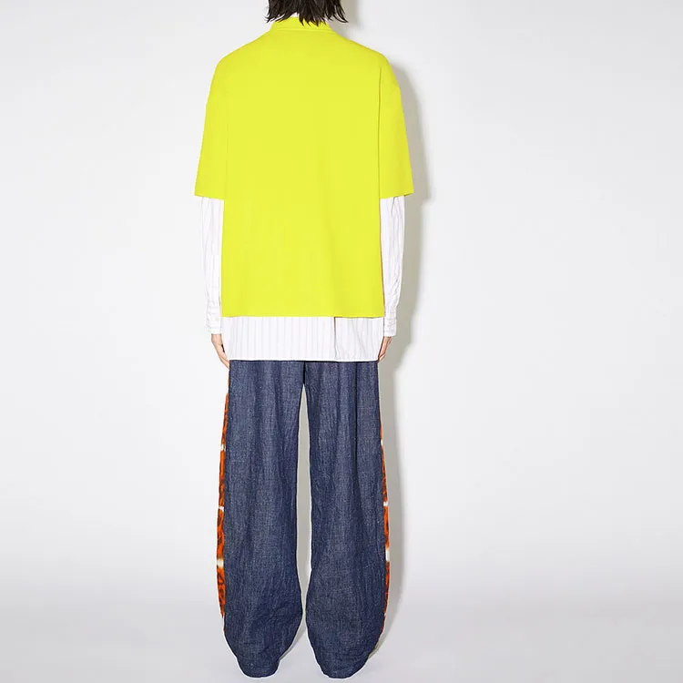 Acne Studios SS22 T Shirt Men's Yellow Green-2