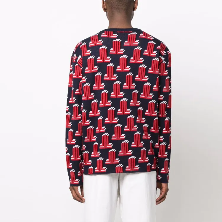 Lanvin Sweaters Men Blue-3