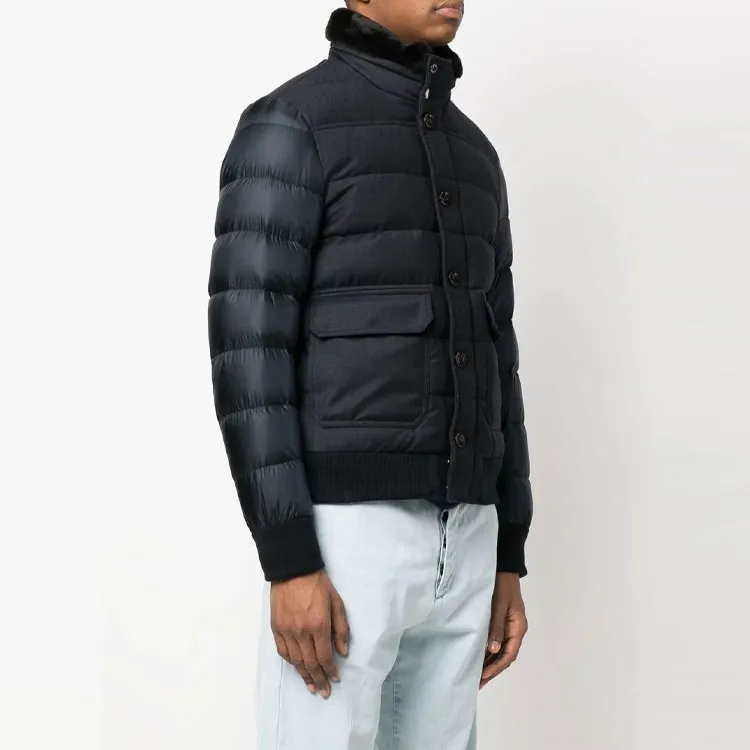 Moorer High Neck Padded Down Jacket-3