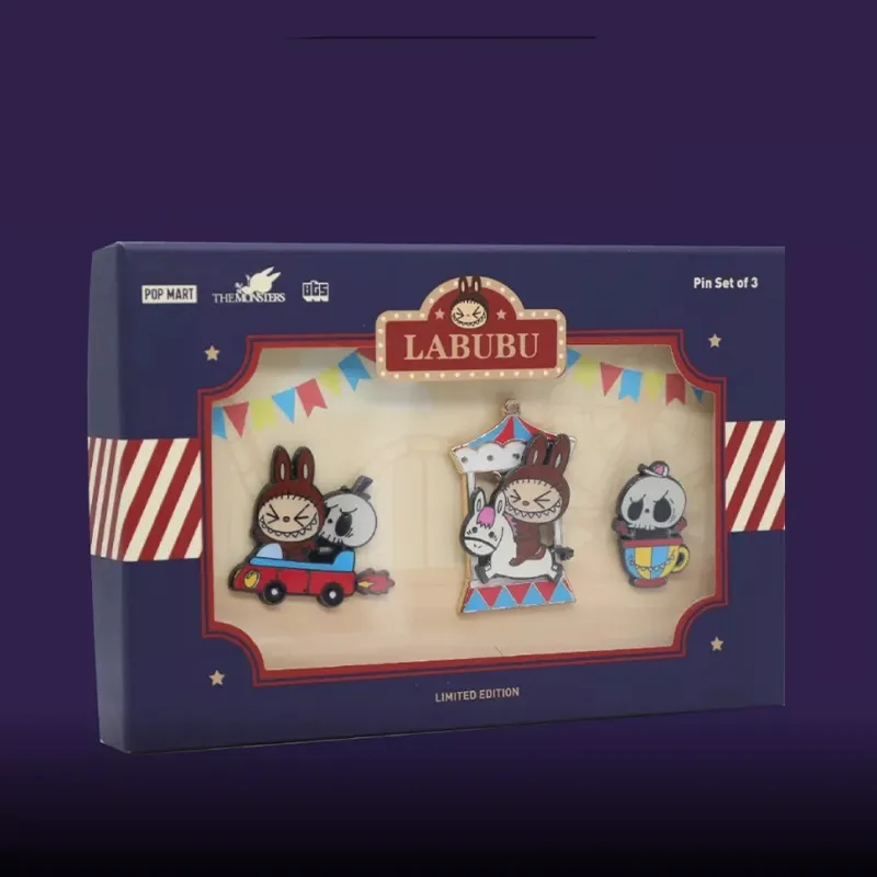POP MART LABUBU Amusement Park Collection Badges-1