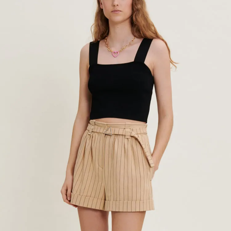 Maje Knitted Crop Top-1