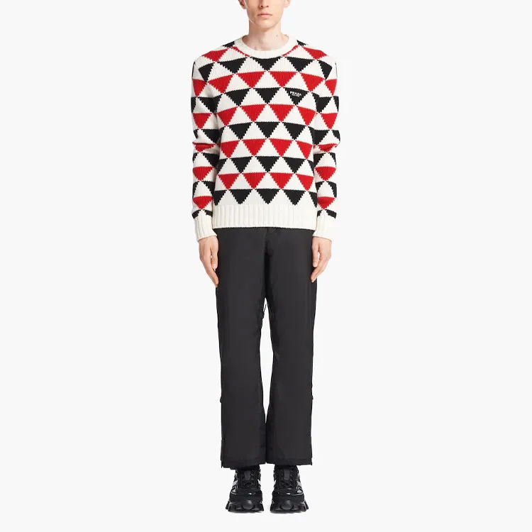 PRADA Cashmere Sweaters Men Red-1