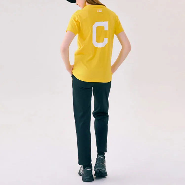 Disney X MLB X Disney T Shirts Unisex Yellow-4