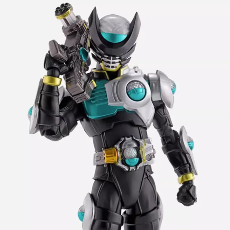 BANDAI SHF True Bone Carved Mask Knight, Kamen Rider Action Figures-3