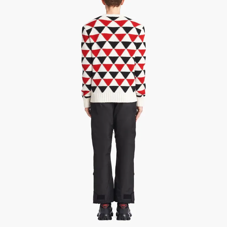 PRADA Cashmere Sweaters Men Red-2