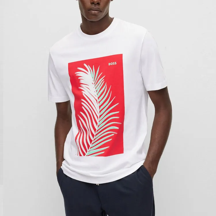 HUGO BOSS T Shirts Men White-1