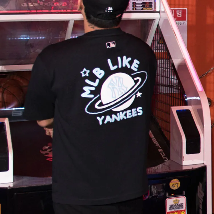 MLB New York Yankees T Shirt Unisex Black-2