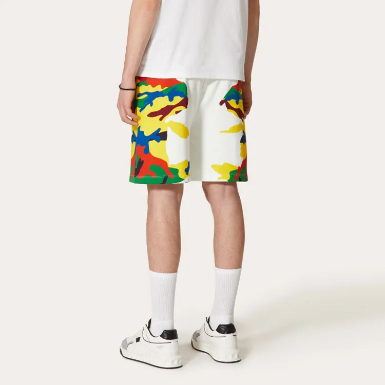 Valentino Casual Shorts Men White-3