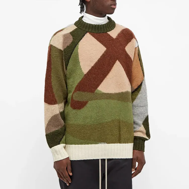 Kaws X Sacai Sweaters Men Green-2