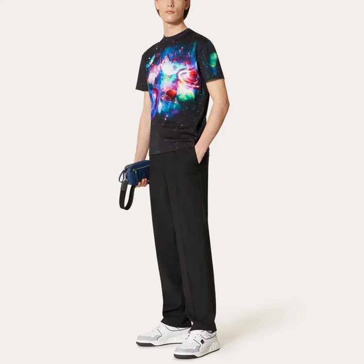 Valentino T Shirts Men Black-1