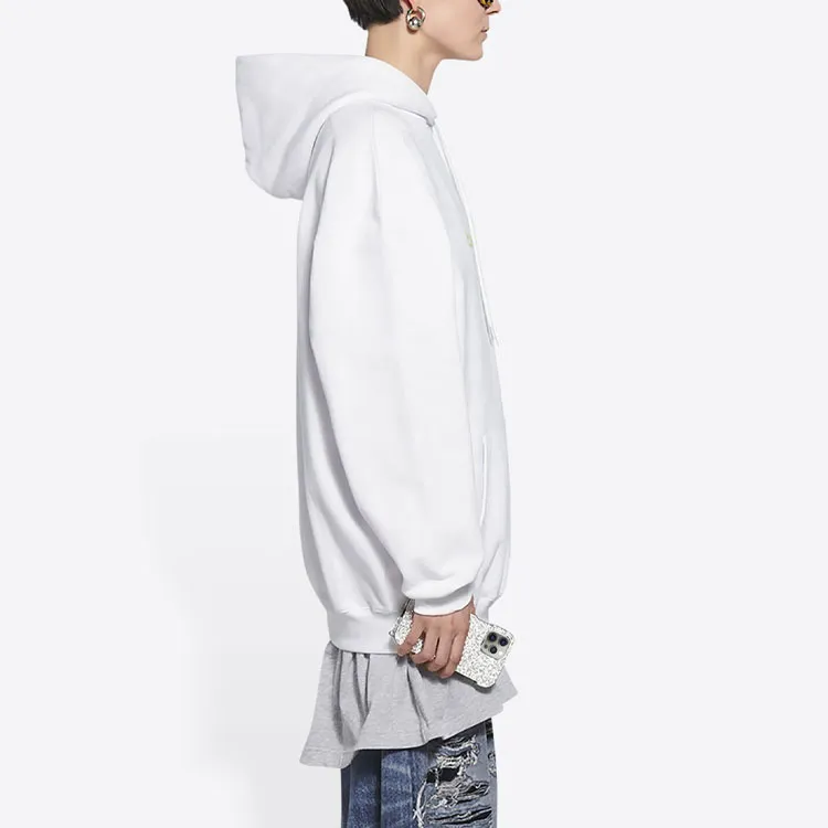 Balenciaga FW21 Sweatshirt Regular Fit Unisex White-5