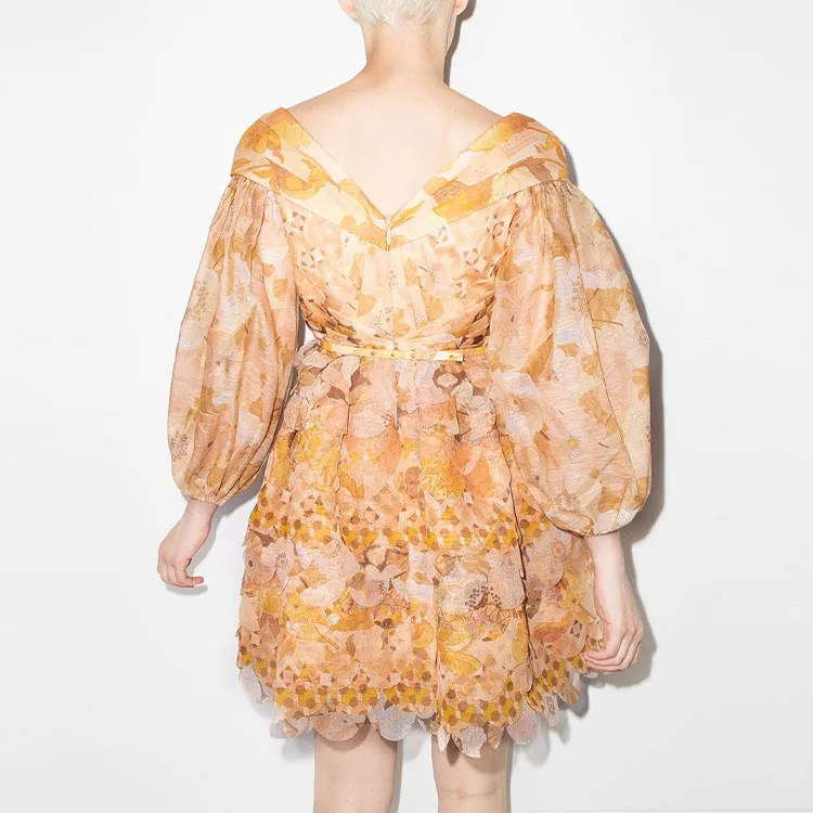 Zimmermann Tempo Puff sleeve Dress-2