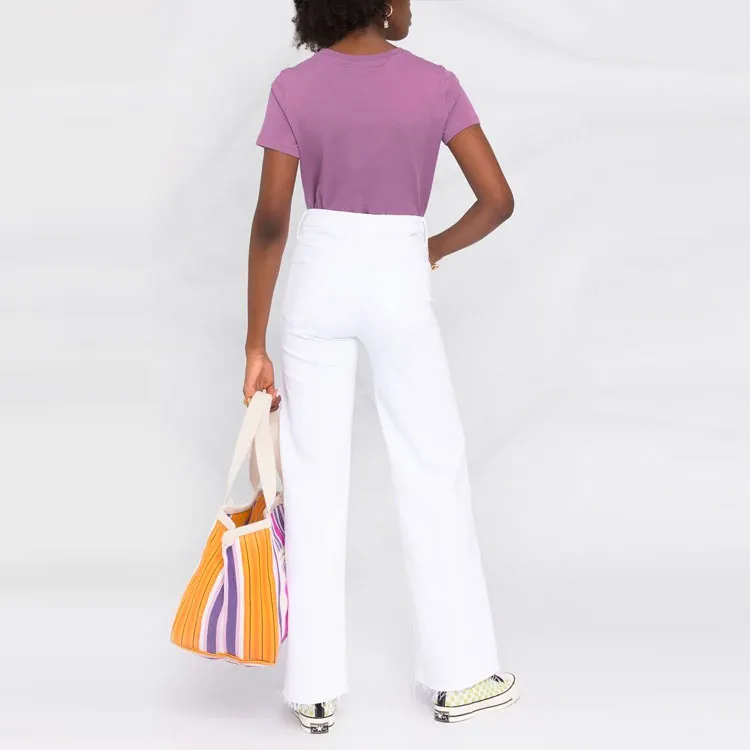 MOTHER The Roller Fray Flared Jeans-3