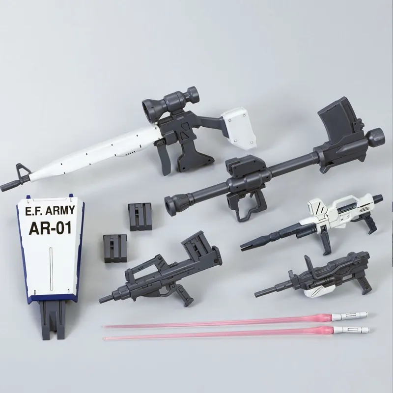 BANDAI MG 1 100 PB Limited Sniper Jim II White Hound Team Model Kits 18cm-6