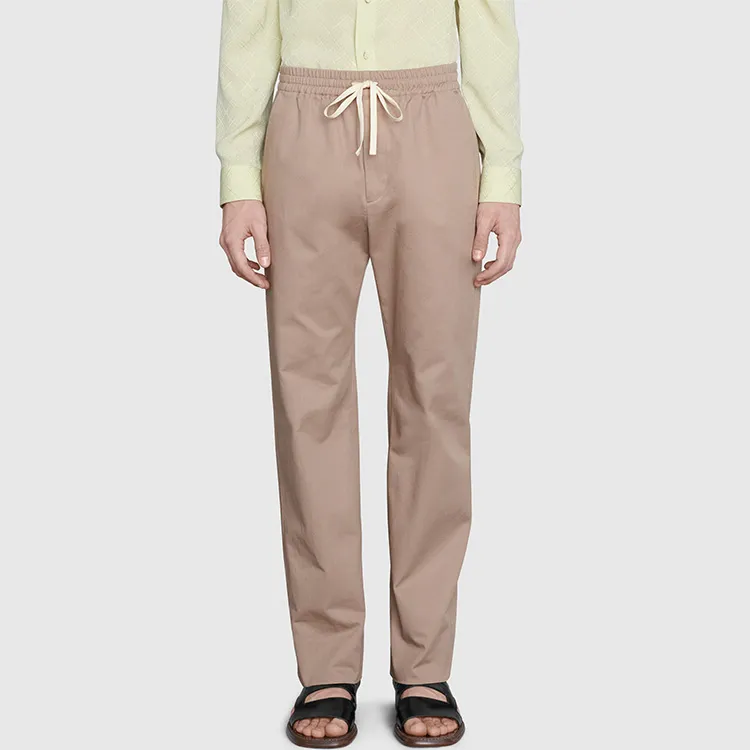 GUCCI Drawstring Twill Pants-3