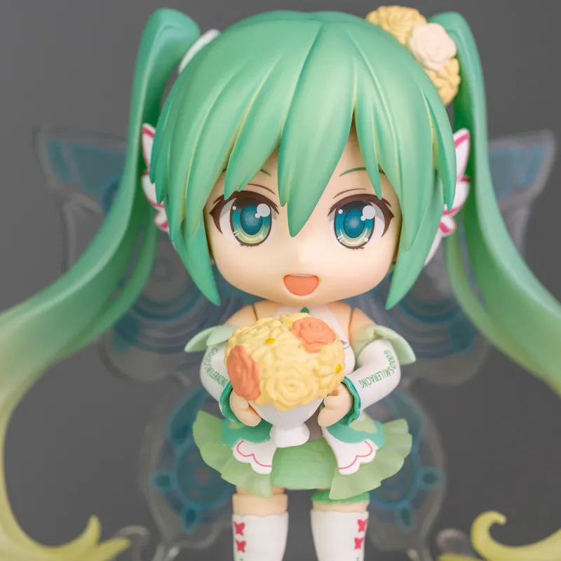 GSC Hatsune Miku No.777 Racing Hatsune Miku 2017ver Nendoroid Chibi Figures 10cm-7