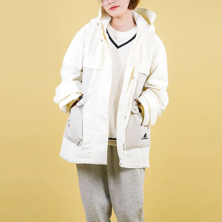 New Balance Puffer Jackets Women's White-6