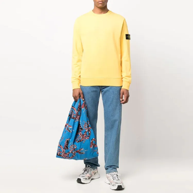 STONE ISLAND SS22 Sweatshirt Men's Yellow-1