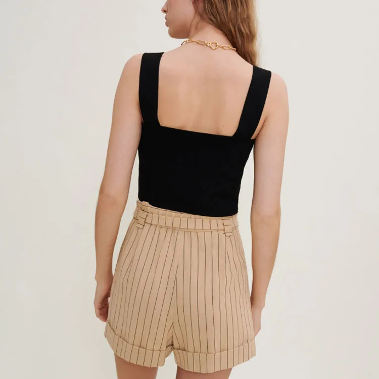 Maje Knitted Crop Top-2