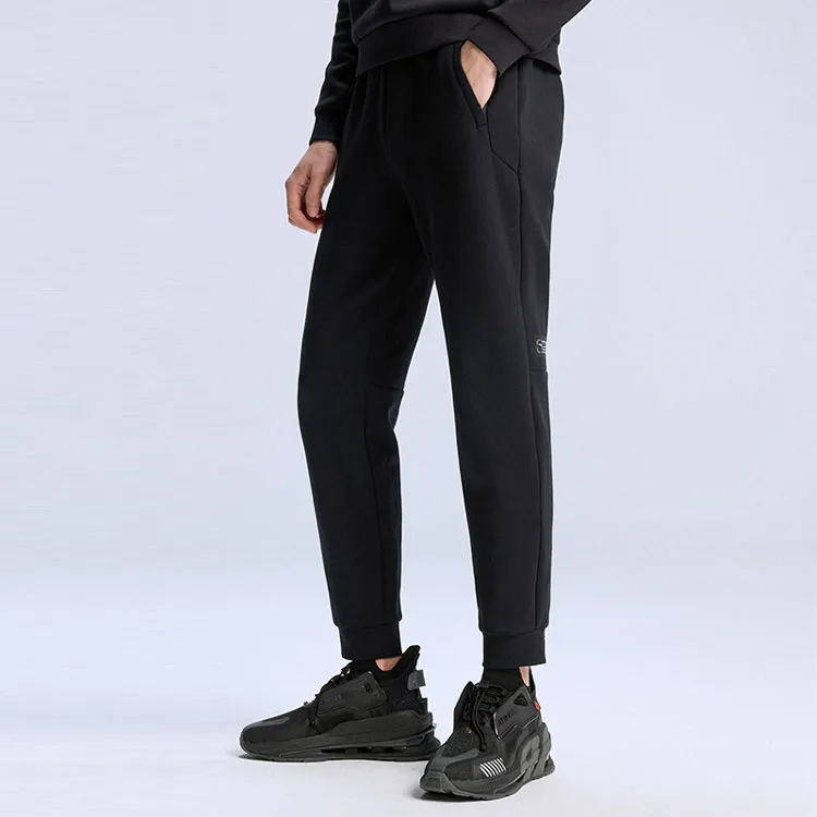 ANTA Variety Training Collection Knitted Sweatpants Men Black-3