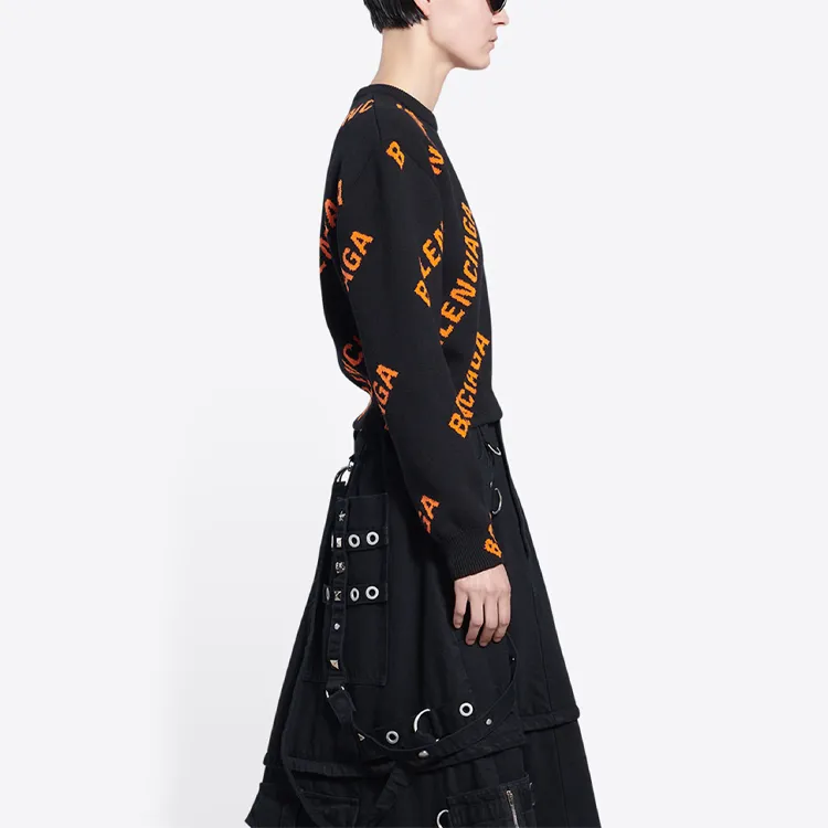 Balenciaga SS22 Sweater Women's Black-5