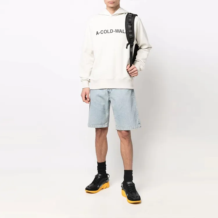A COLD WALL* Logo print Hooded Sweat Top-1