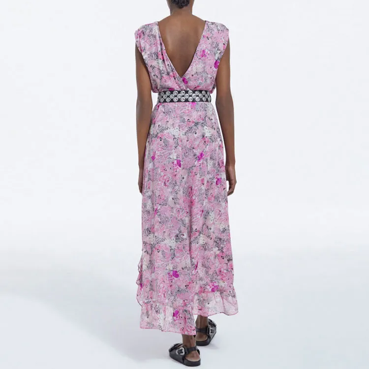 THE KOOPLES Sleeveless Dresses Women's Pink-2