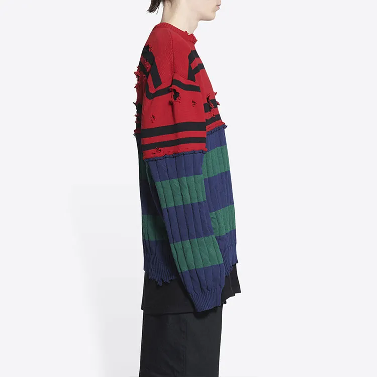 Balenciaga SS22 Loose Fit Knitwear Men's Multicolor-4