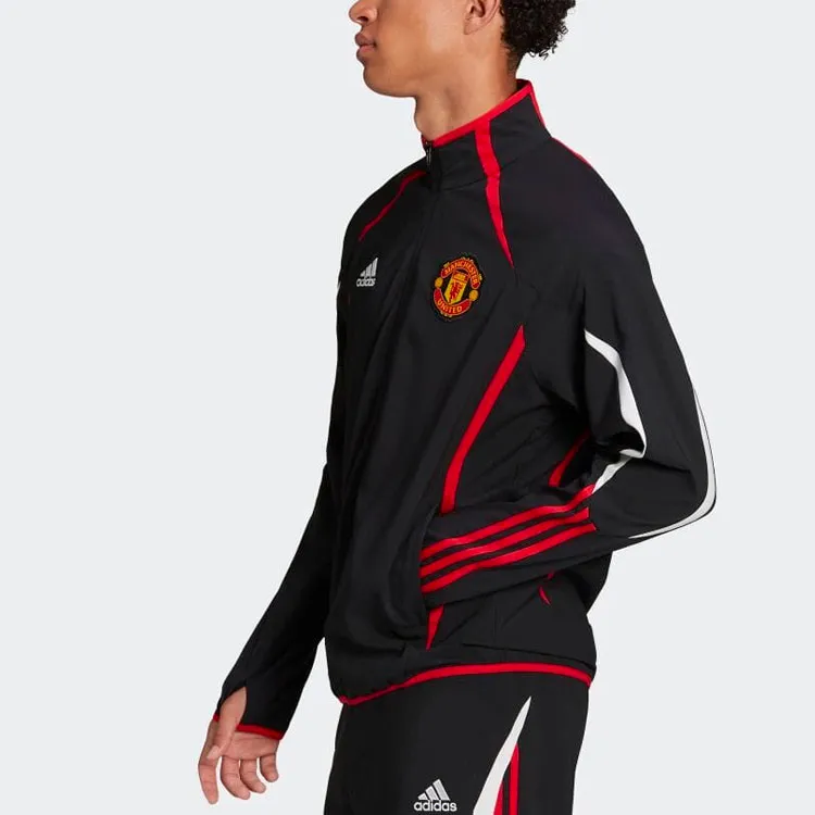 Adidas Manchester United Jacket Men's Black-4