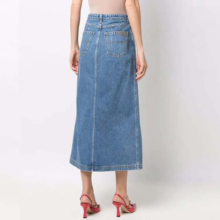 PHILOSOPHY DI LORENZO SERAFINI Denim Short Skirts Women's Blue-2